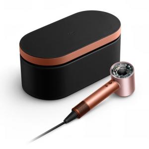 Твердий дорожній чохол з еко-шкіри для акуратного зберігання фена